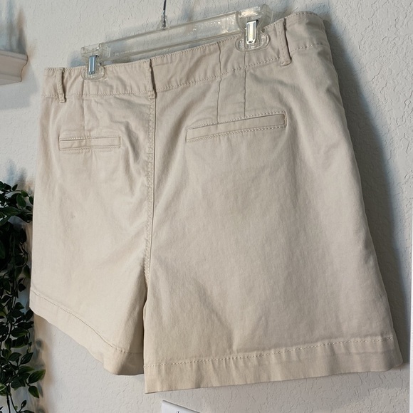 Loft 4” “The Washed Twill Short” in Khaki - Size 14 - Picture 5 of 12